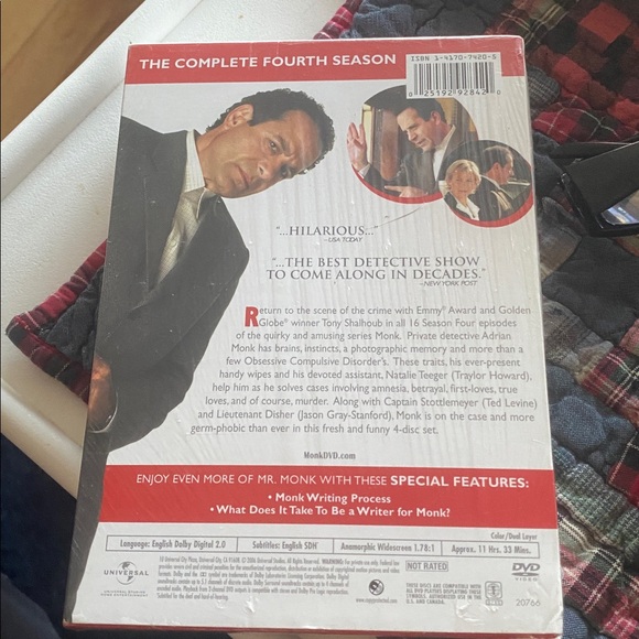 Monk Season Four DVD Set - Picture 2 of 4